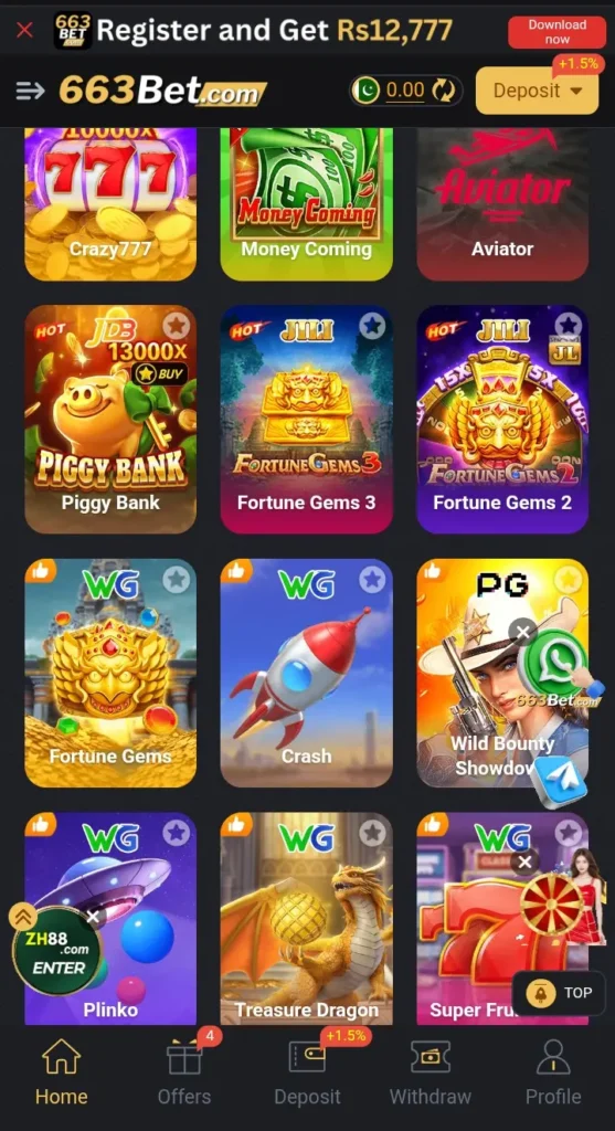 663bet game