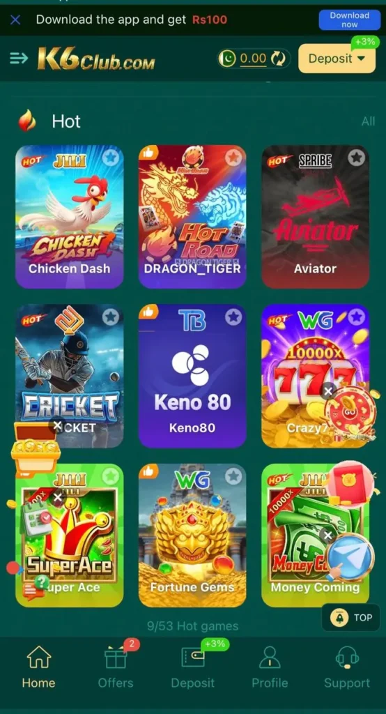 k6club game bonus image