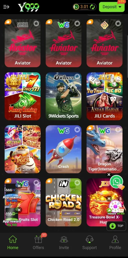 y999 game