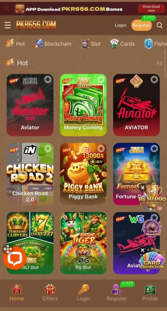 pkr666 game interface