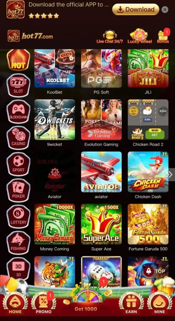 Hot77 game